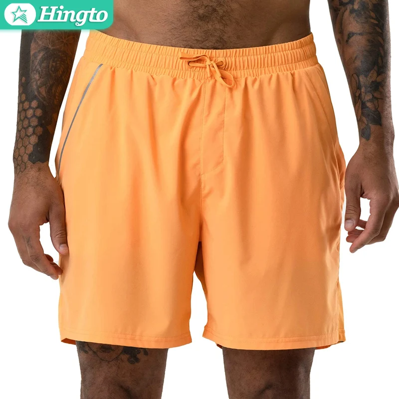 Мужские 2-в-1 быстросохнущие дышащие активных тренировок Йога-шорты для бега