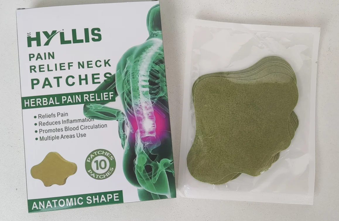 Free Sample Cervical Vertebra Medical moxibustion Wormwood Pain Relief Patch With Lower Price