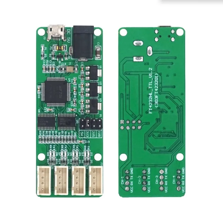 LC-FT4232-4TTL USB to TTL Converter Module 4 Channel High Speed UART Serial Port Communication Board 5V 3.3V 2.5V 1.8V