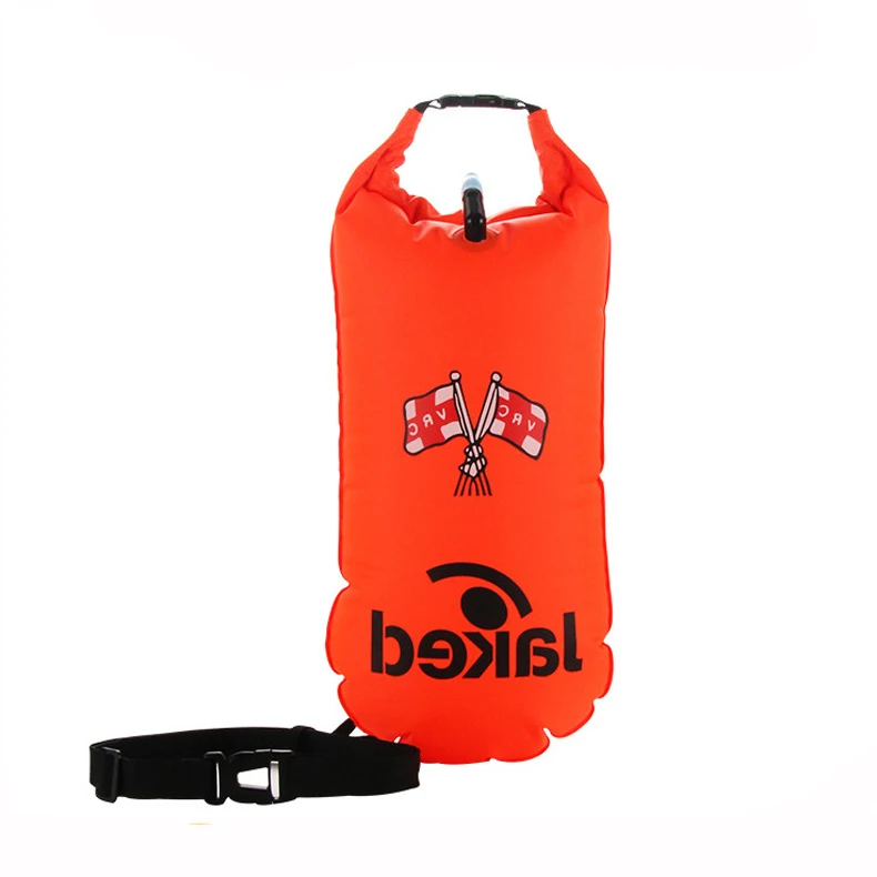 Buffalo Gear wholesale children adult portable board inflatable for open water swimming bright safety adjustable swim buoy