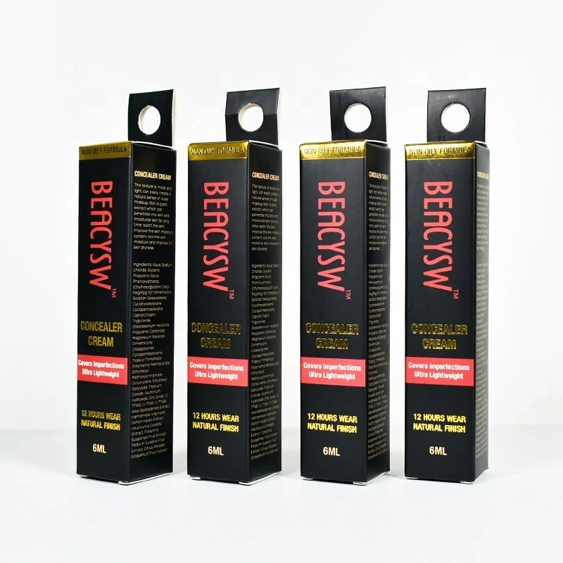 high quality wholesale makeup waterproof eraser eye full coverage liquid concealer full coverage cream foundation concealer