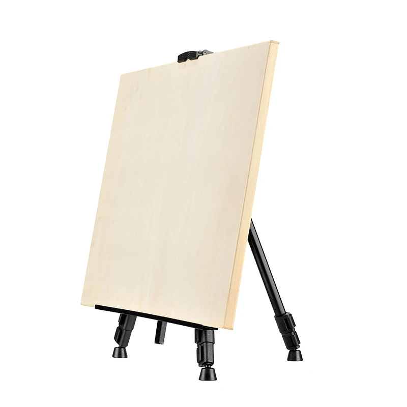20 to 61 Inches adjustable artist easel stand matt black color aluminum alloy easel with portable bag