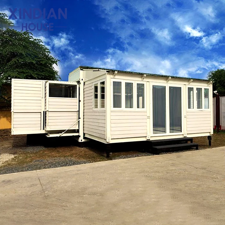 New 20 Feet Folding Container Steel Structure Assemble Container House House 3 Bedroom Prefabrication Folding Customized Office