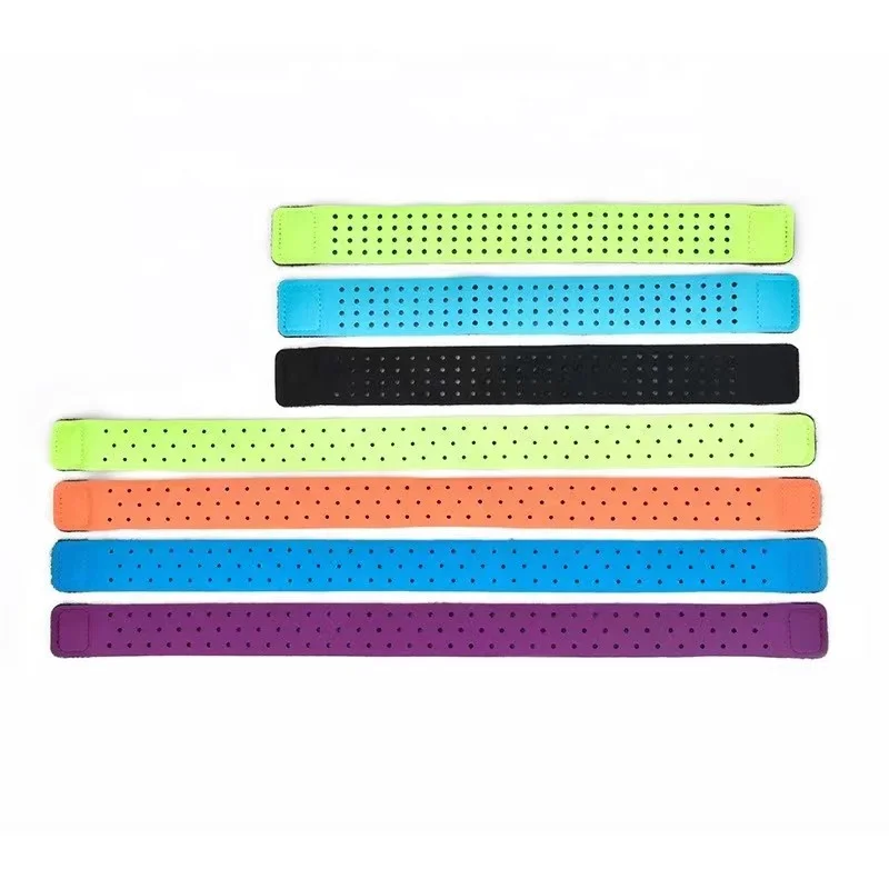 Colorful Elastic  Armband Strap Waterproof High Adhesive Hook and Loop Chest Belt for Sport Heart Rate Monitor