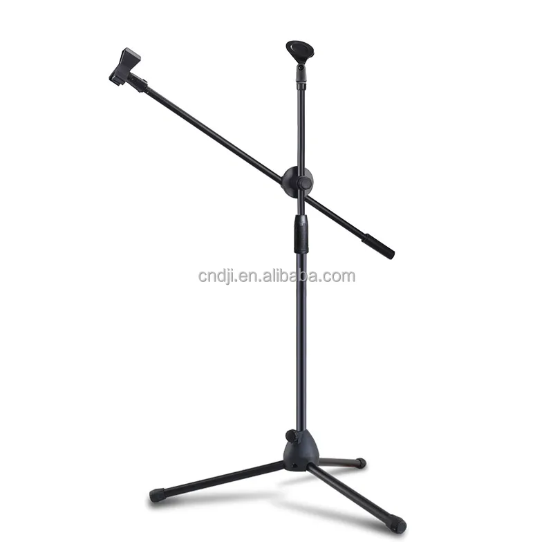 V-STAR Manufacture professional adjustable floor tripod mic stand for microphone