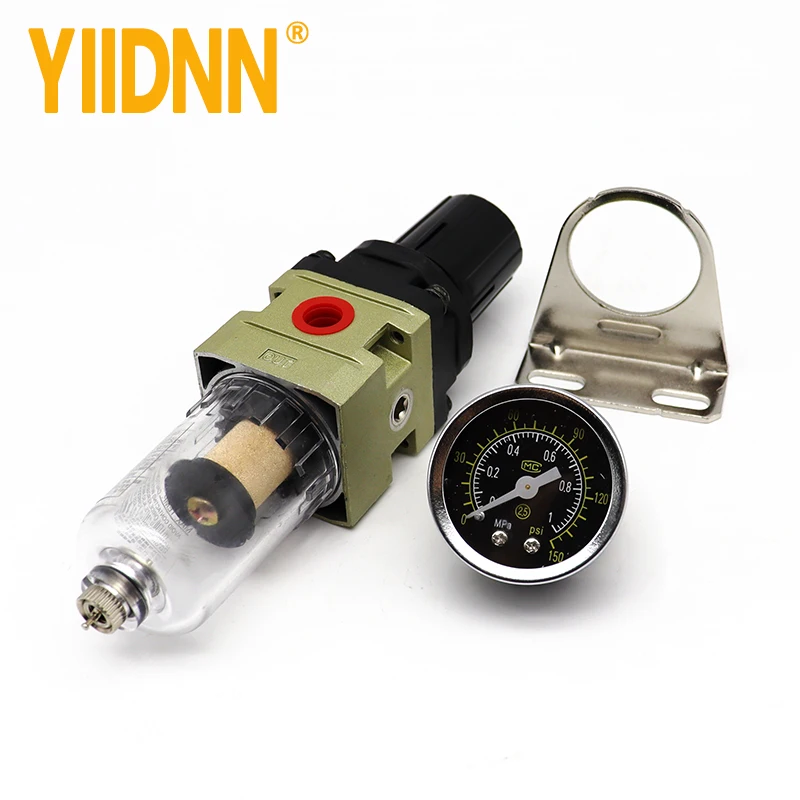 SMC type Air Regulator Oil Water Separator Filter Pneumatic Regulator AW4000-04 G1/2'