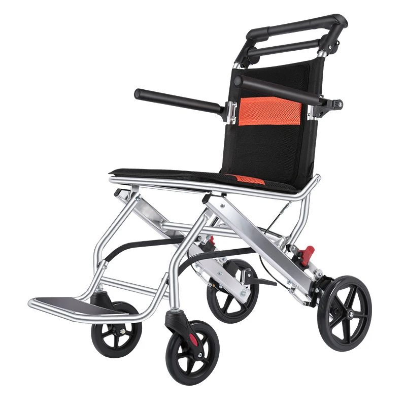 China Manufacturer Aluminium Lightweight Portable Folding Manual Wheelchair