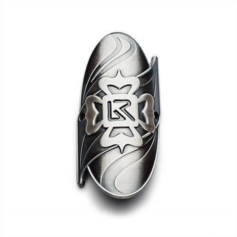 Customized Logo Branded Metal Bicycle Tube Head Badge