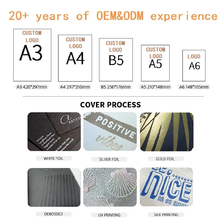 Shing Glitter School Office Notebook Stationary Notebook Journal A4 A5 With Gradient Color For Gift Students