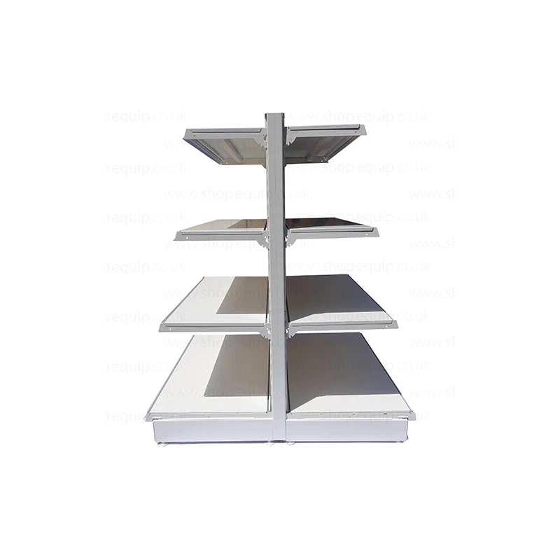 Grocery Supermarket Vegetables Shopping Shelves Display Rack Customized Logo Double-sided Heavy Duty
