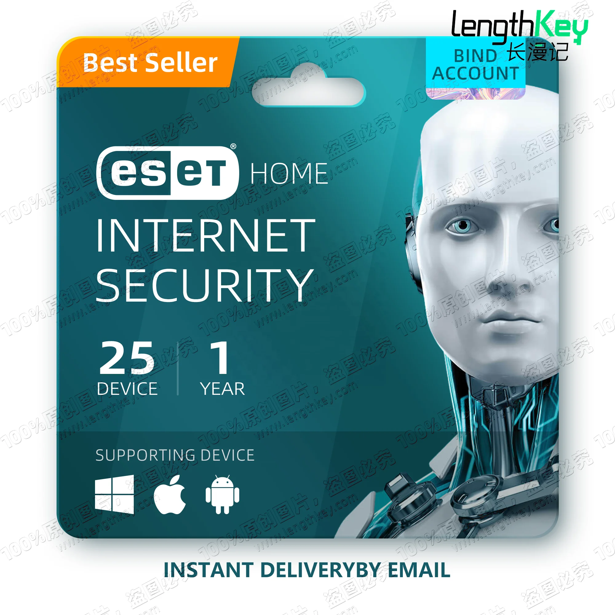Genuine License ESET Internet Security Key 25 Device 1 Year Bind Account Privacy Protection Antivirus Software Nod32 AntiVirus