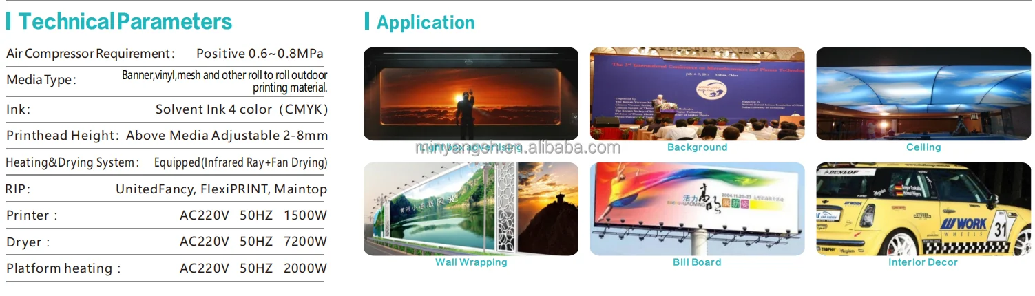 INFINITI FY-5300AT Plus hot selling 5300mm large format solvent printer Alpha head banner vinyl sticker digital printing machine