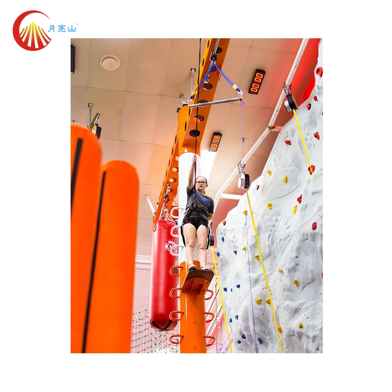2023 direct factory playground rock climb wall ziplines outside