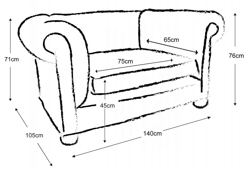 Industrial & Vintage Chesterfield Sofa European Luxury 1 Sitter Velvet Upholstered Tufted Button Chesterfield Sofa on Wheels