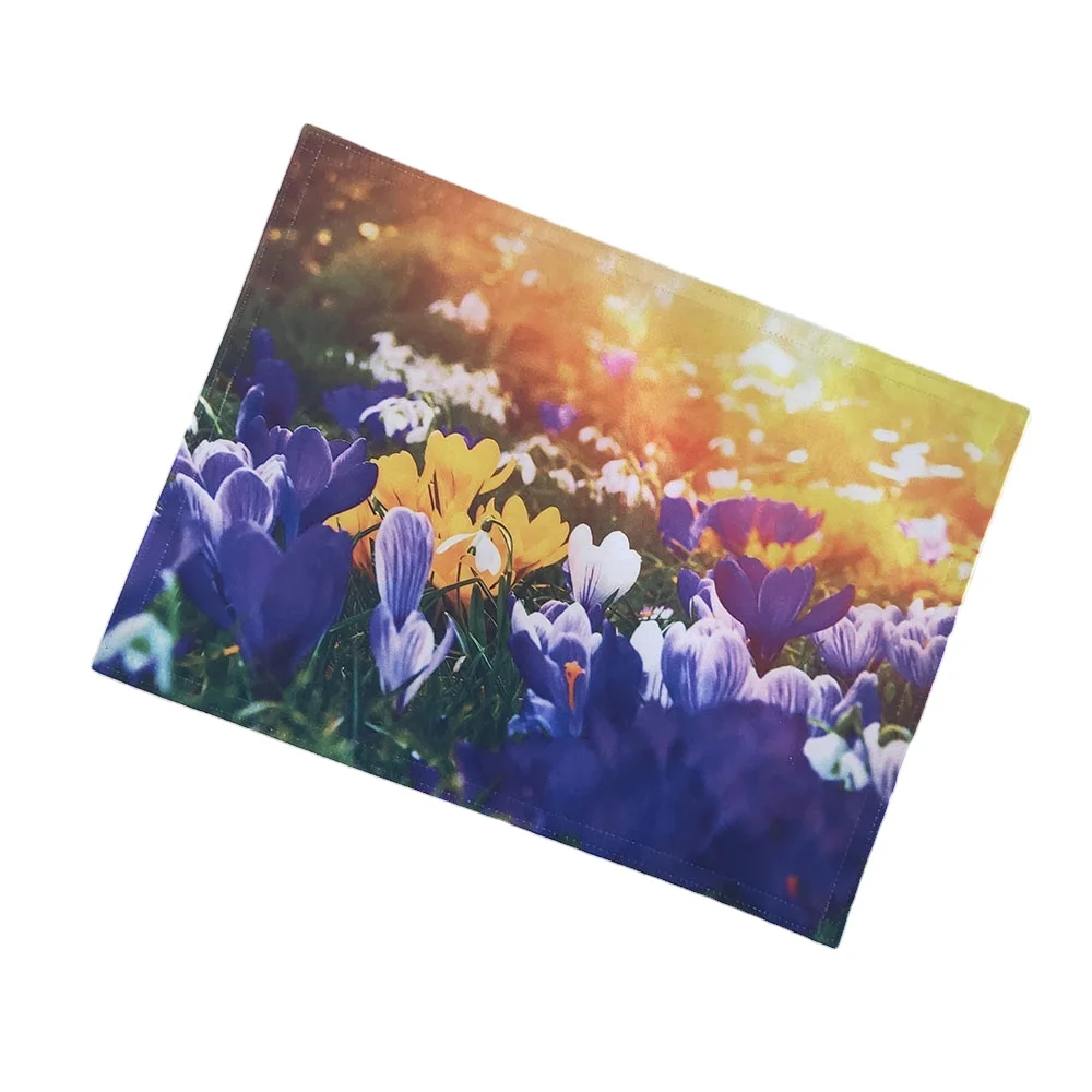 Горячая Распродажа салфетка с дизайном в виде кактуса из полиэфирной ткани 150 г/кв. М тепловым принтом и защитой от пыли