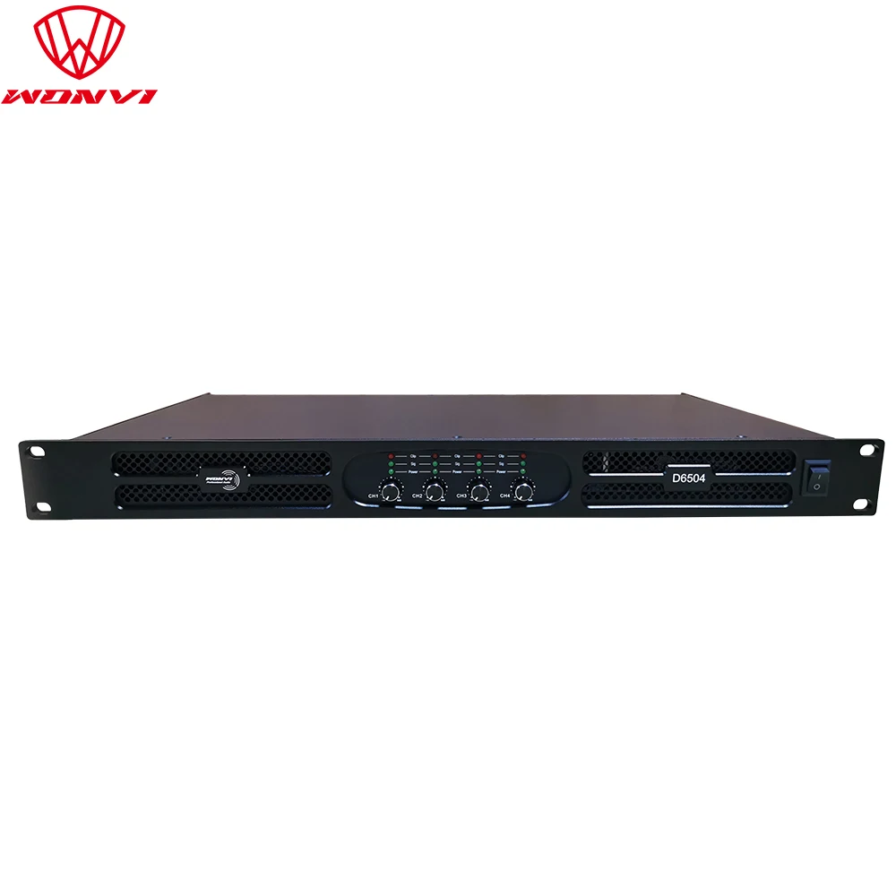 D6504 4-канальный Профессиональный усилитель мощности/цифровой для сабвуфера