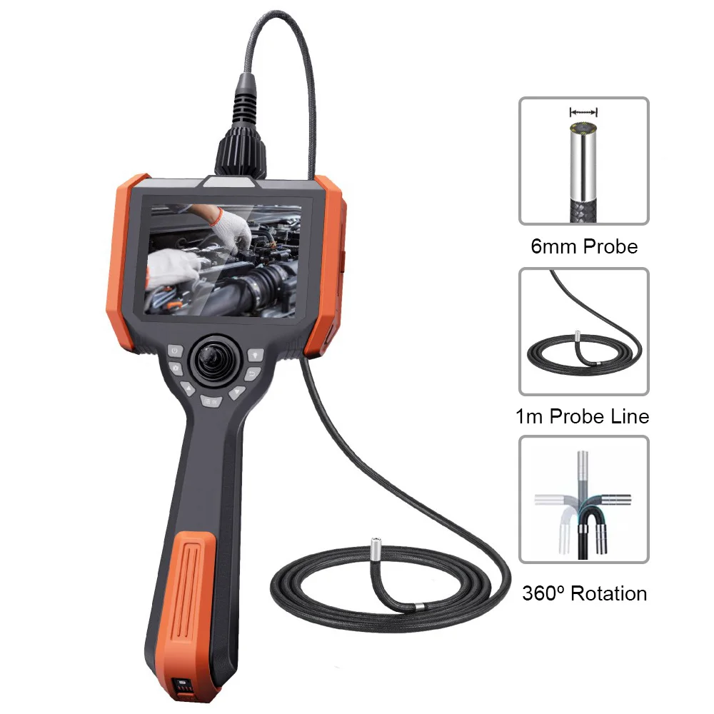 6mm welding Inspection Camera Indoor/Outdoor USB interface CMOS Sensor heat exchangers industrial videoscope  borescope camera
