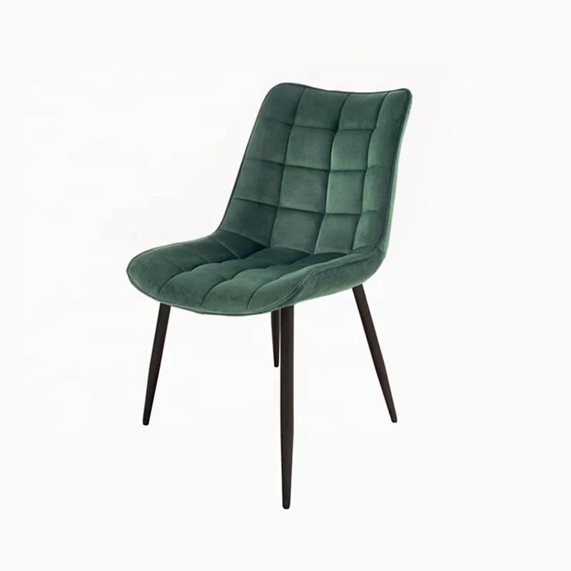 Italian Modern Upholstered Velvet Dining Chair