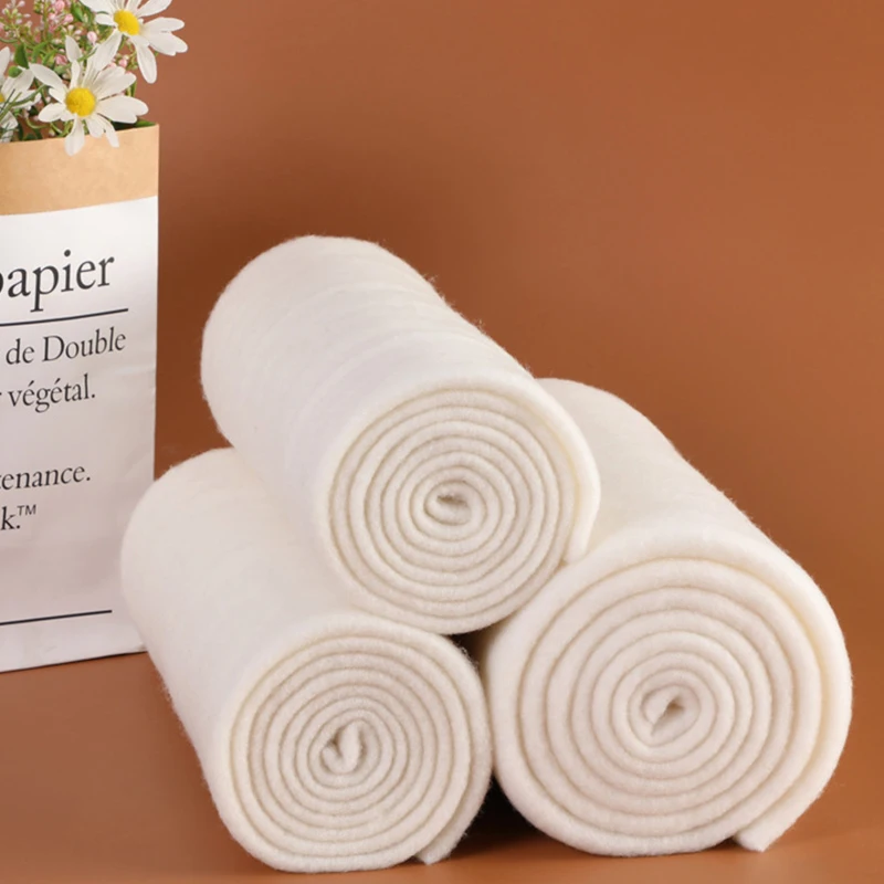 nonwoven felt fabric from china Wool flocculents for cold and warm clothing filling products felt fabric rolls for sale