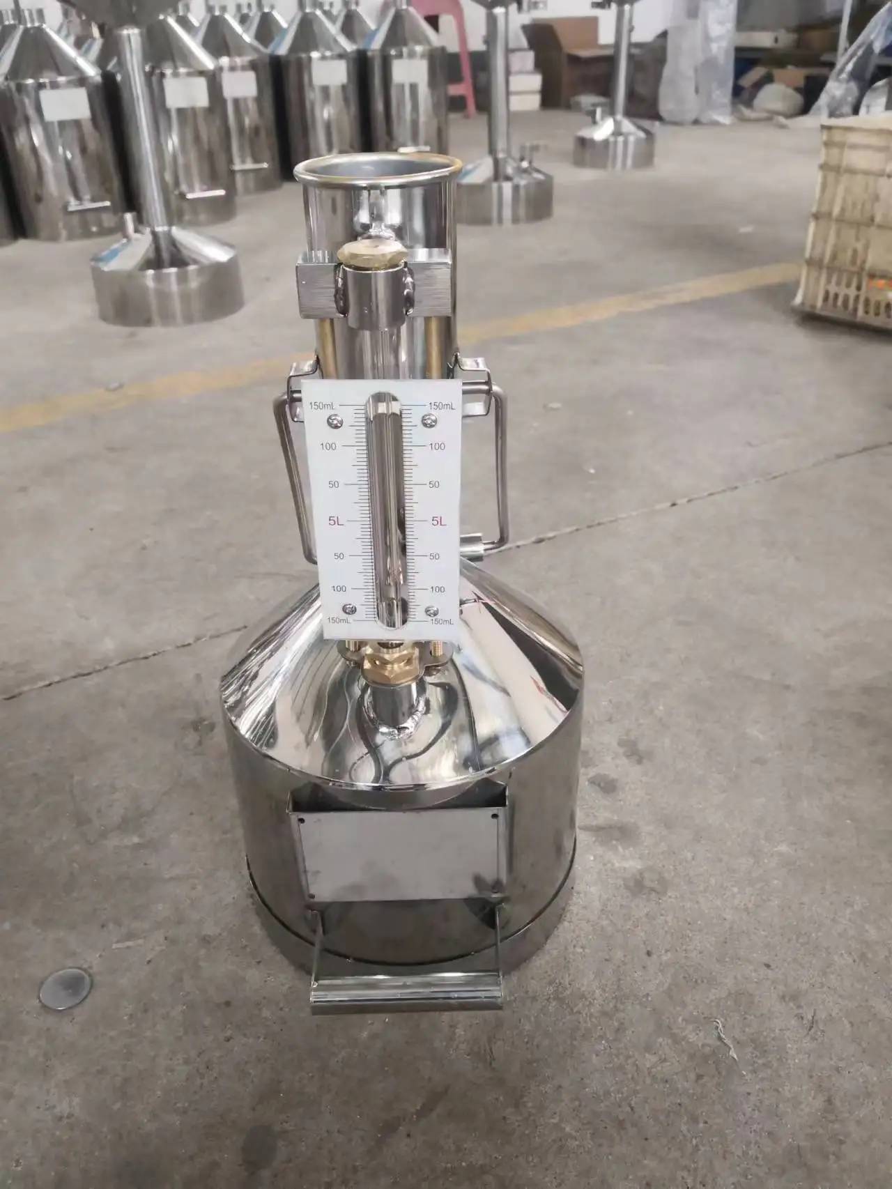 Stainless Steel Fuel Calibration Tank Cans 5L/10L/20L