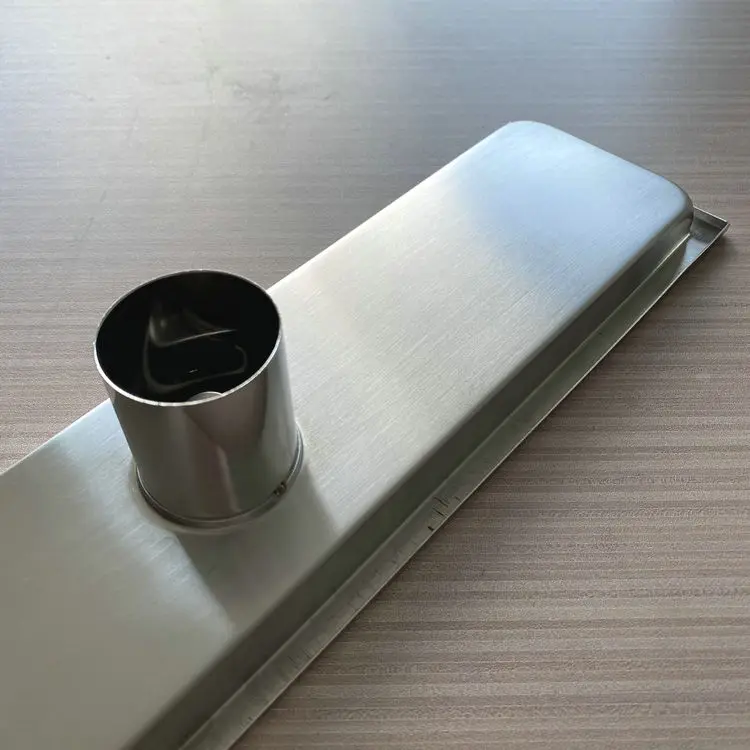 Balcony Toilet Modern Bathroom  Anti Odor Drainage Shower Long Covers Linear Stainless Steel Floor Drain