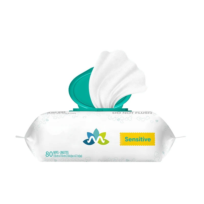 Customization 80pcs 15*20cm 99% EDI Pure Water Soft Eco-friendly and alcohol-free Baby Wipes wholesale