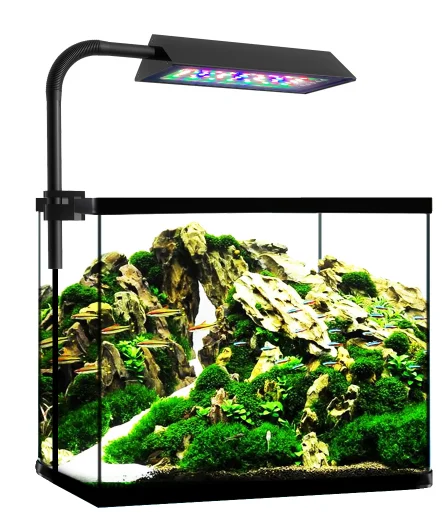 Micmol wrgb full spectrum LED  aquarium lights for live plant tank frameless aquarium tank