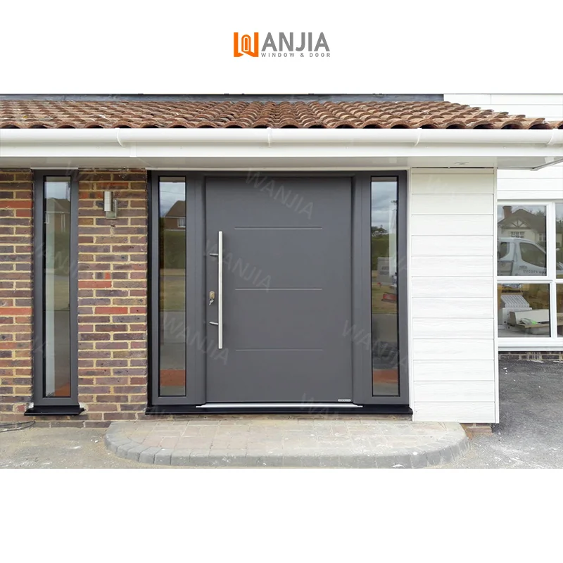 Wholesale Bulk Exterior Front Steel Doors Custom House Burglary Steel Security Doors Entry Steel Doors