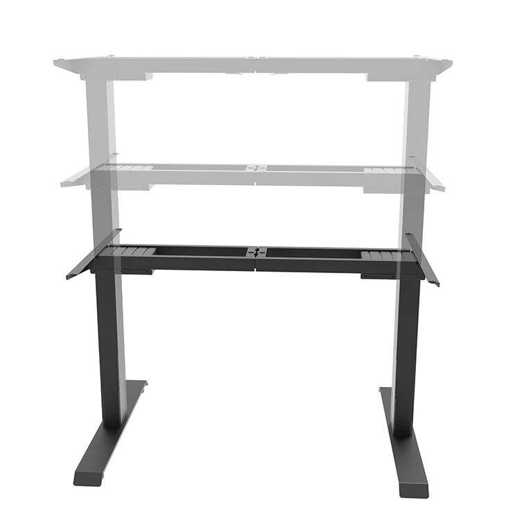 High quality modern lifting frame single dining width height adjustable metal lift office desk table legs for kids