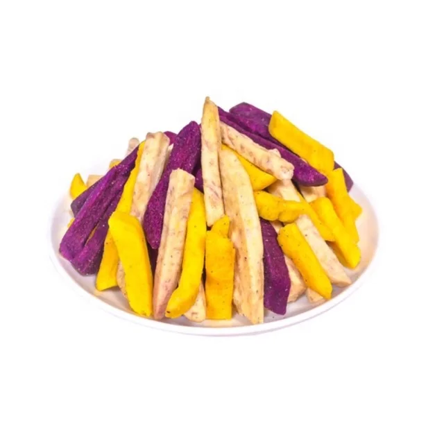 VIETNAM CRISPY DEHYDRATED DRIED YELLOW SWEET POTATO CHIPS
