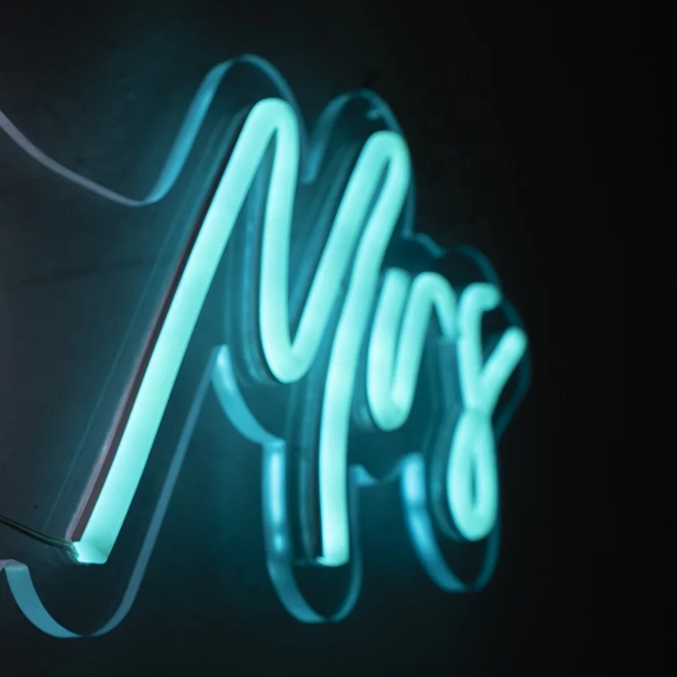 High Quality Advertising Custom Led Neon Sign Waterproof Luminous Acrylic Led RGB Neon Letters