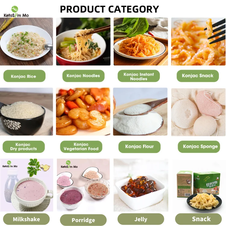 Ketoslim Mo Manufacturer Bulk Vaccum Vegan Keto Korean Healthy No Fried Spicy Orginal Konjac Snacks