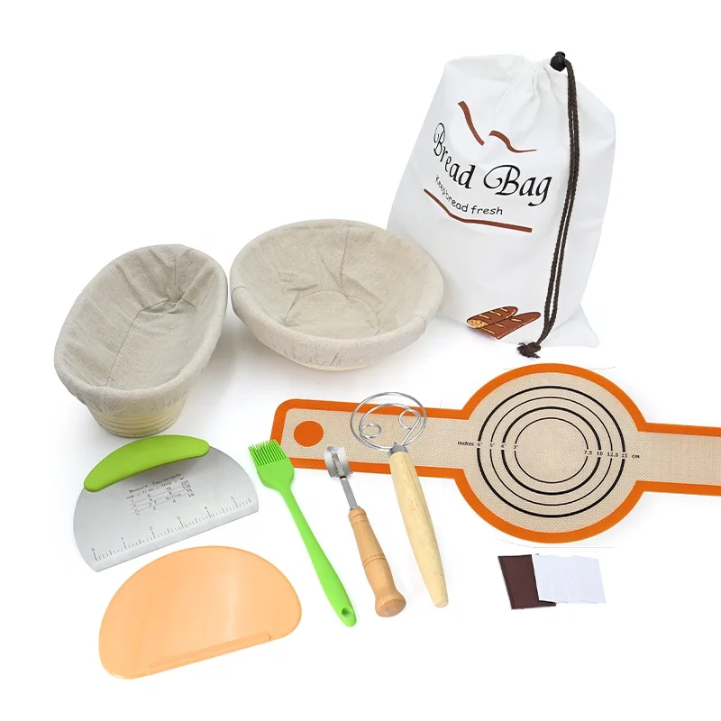 Небольшой заказ на цвет индонезийского ротанга круглая/Овальная корзина для хлеба закваске наборы защиты от теста с отстойной прокладкой