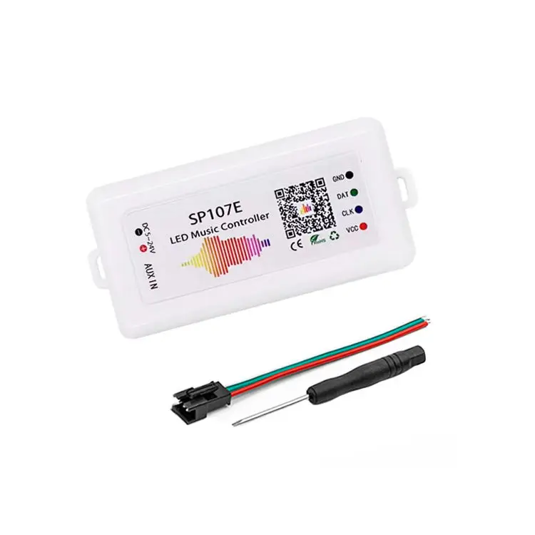SP107E светодиодный контроллер BT Pixel IC SPI музыка по телефону приложение для WS2812 SK6812 RGBW APA102 Strip