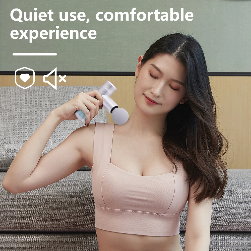 Bi-win 2021 Amazon Trends Sports Portable Handheld Electric Body Massager Brushless Motor Massage Gun