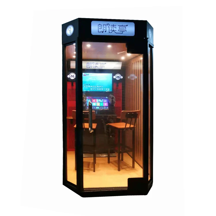 Amusement karaoke machine system 2 players karaoke vending machine