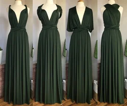 Latest Dress Designs For Bridesmaid Robes Women Multi Way Dresses Plus Size Wrap Convertible Infinity Dress bridesmaid