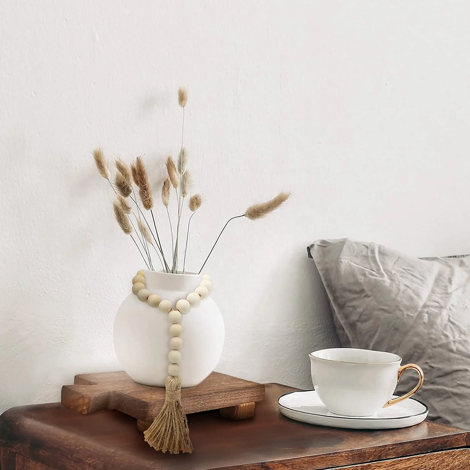 wholesale custom Rustic vintage Wood Pedestal Stand Riser Wood Tray wood risers for display