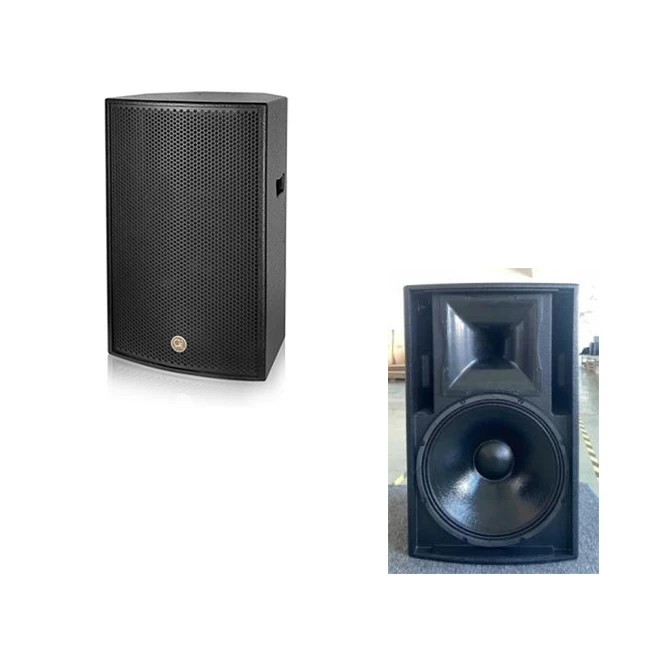 Professional Audio With Dj Sound System 15 inch music speaker 8 ohm big power music cabinet pro audio system