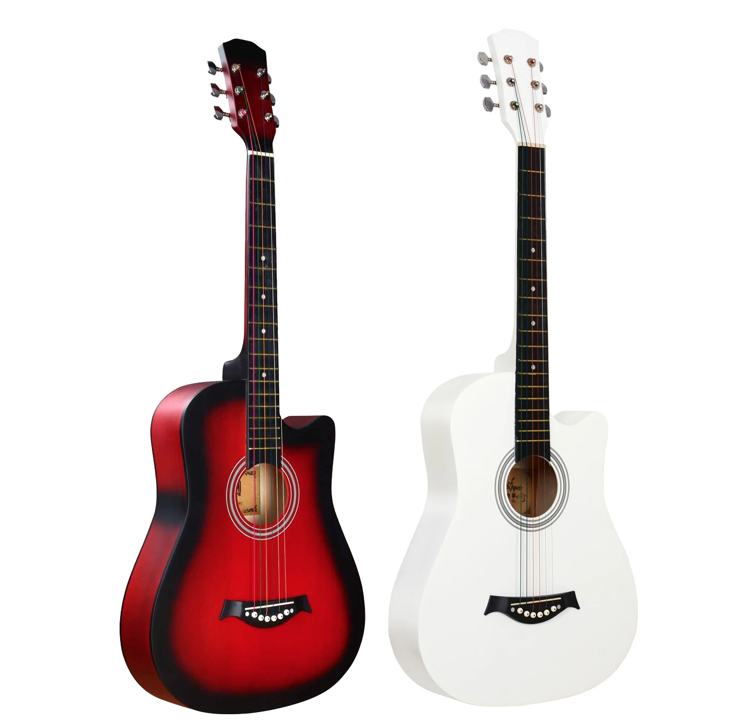 41 primary color wood folk guitar beginner novice veneer guitar