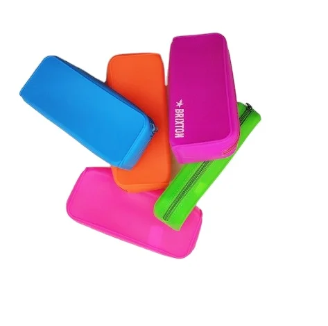 Waterproof Soft Silicone Rubber Cute Pen Pouch Makeup Bag Pencil Holder School Student Pencil Case
