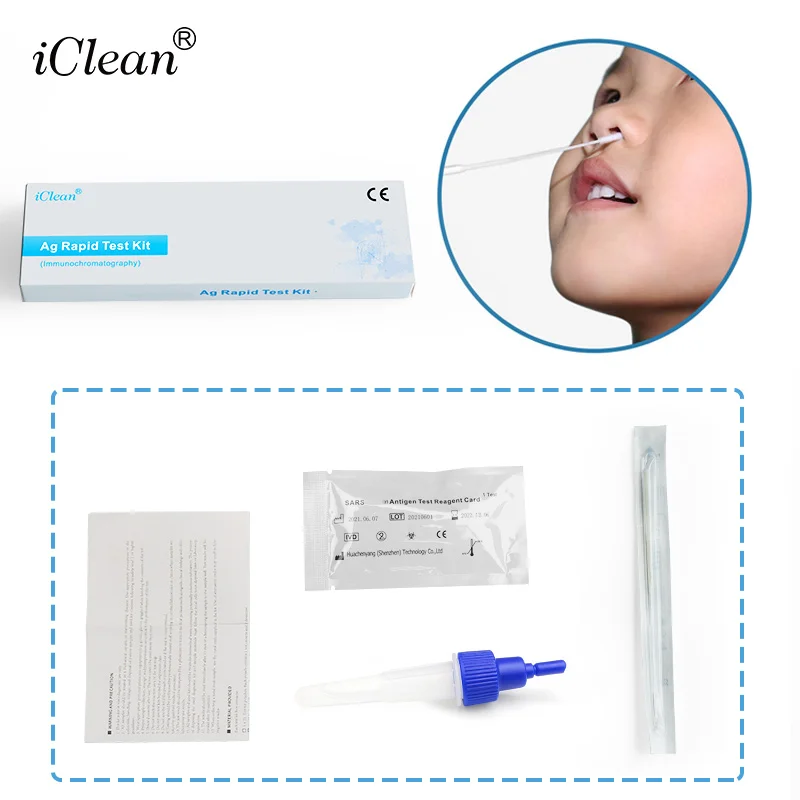  IClean 1 Набор/коробка быстрый тест антигена для
