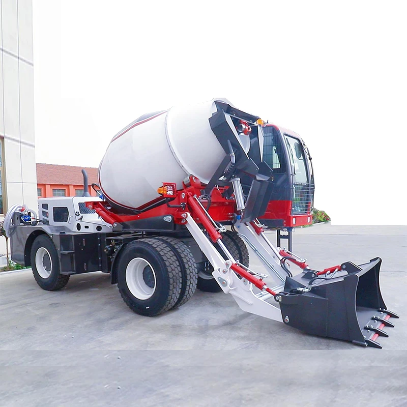 Concrete Mixers Self Loading Chinese Self-Loading Concrete Mixer Truck