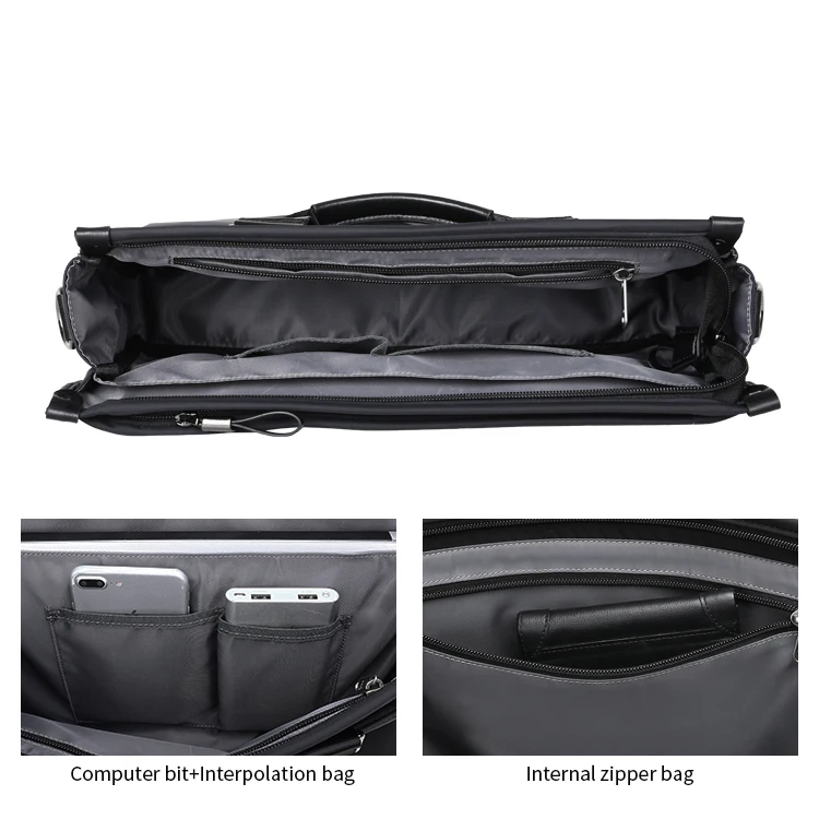 custom logo professional products fashion briefcases soft bag business bag luxury for lawyers