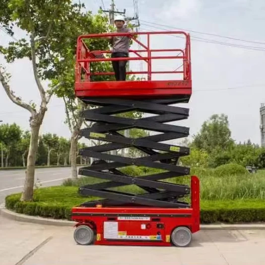 Koman Hydraulic Scissor Lift Elevator Platform Full-Auto with 6Ton Load Capacity Farm Restaurant Retail Industries