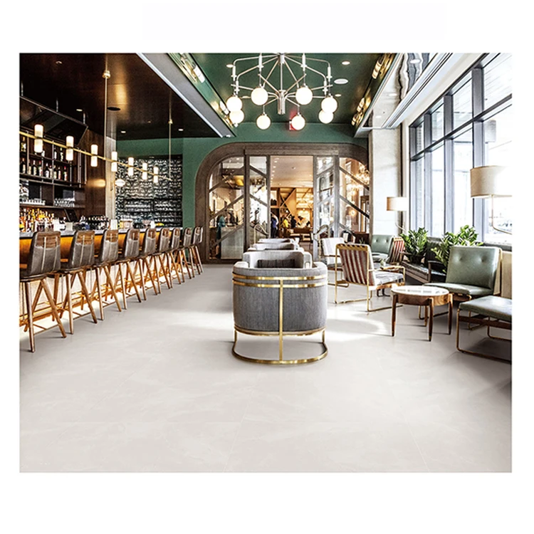 800x800 Villa Glazed Cream Beige Marble Low Water Absportion Floor Porcelain Rustic Tile