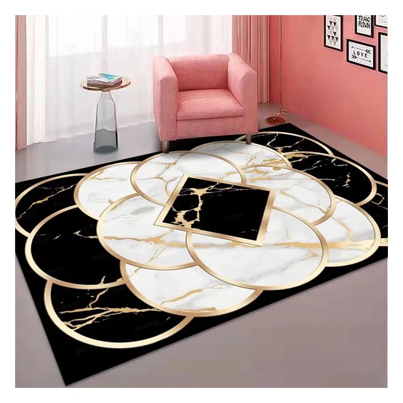 Wholesale Price Floor Area Rugs 3D Living Room Carpets Large Wide Application Anti-skid Carpet Home Decoration Mat