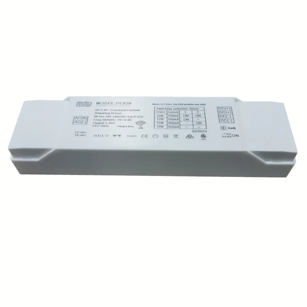 30W smart home dimming constant current driver, 350mA 500mA 700mA 900mA 1050mA wifi led driver