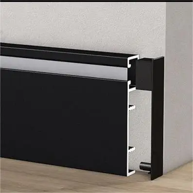 Hot Sale Luxury Aluminium Led Baseboard Light Led Skirting Board For Floor