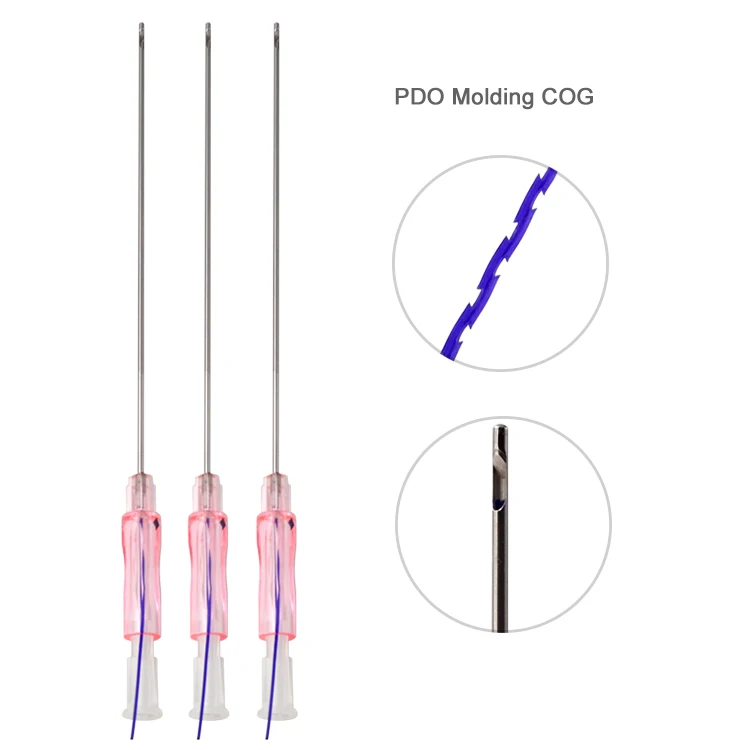 2023 medical product hot PDO PCL Molding Cog Fishbone Cog 19G 18G thread wire